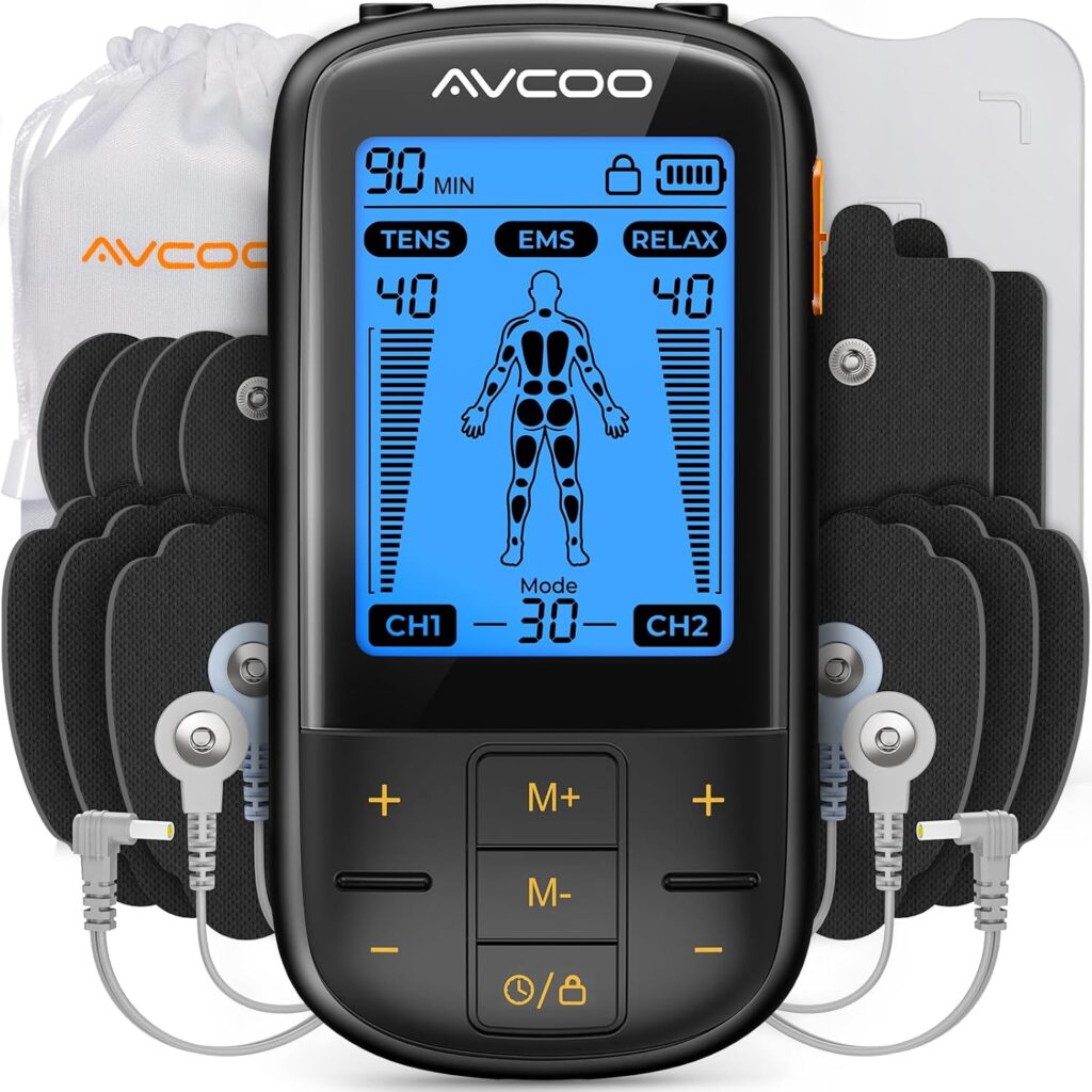 AVCOO 3-in-1 TENS Unit